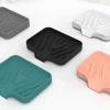 New Kitchen Sink Sponge Holder Silicone Soap Dish Bar Soap Holder Self Draining Anti-slip Storage Rack Bathroom Kitchen Supplies 1