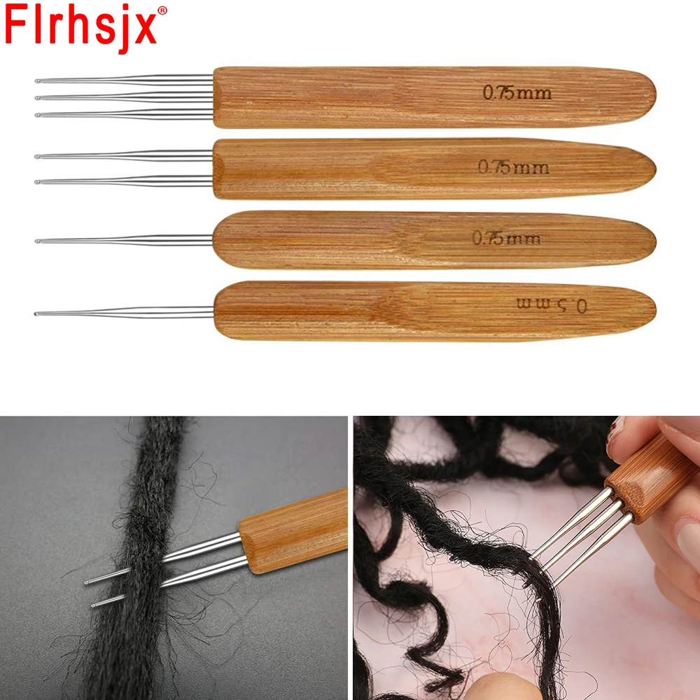 3pcs Dreadlock Crochet Hook Tool Braid Hair Dreadlocks Needle Weaving  Crochet for Braid Craft DIY Braids Tools - AliExpress