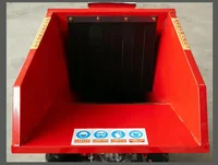 Hot Sale Easy Operation Diesel Engine 15HP Mobile Wood Chipper 2