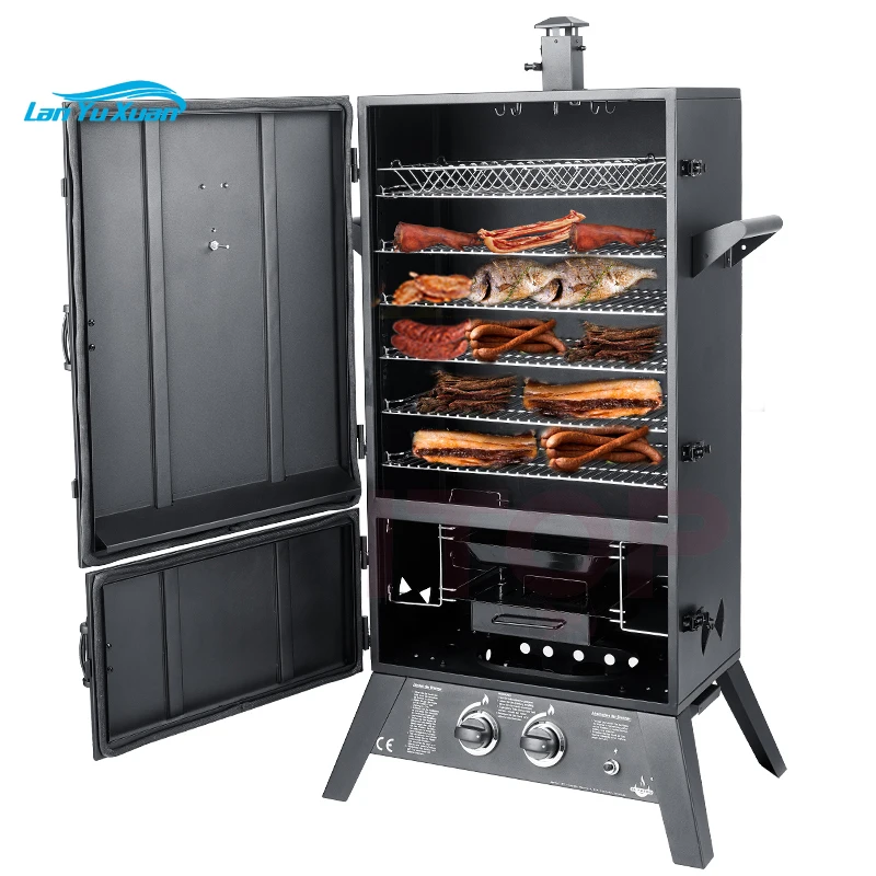 

Itop Dubbele Brander Grote Power Gas Rook Huis Voor Kip Vlees Rook Machine Voor Vis Rook Oven Machine
