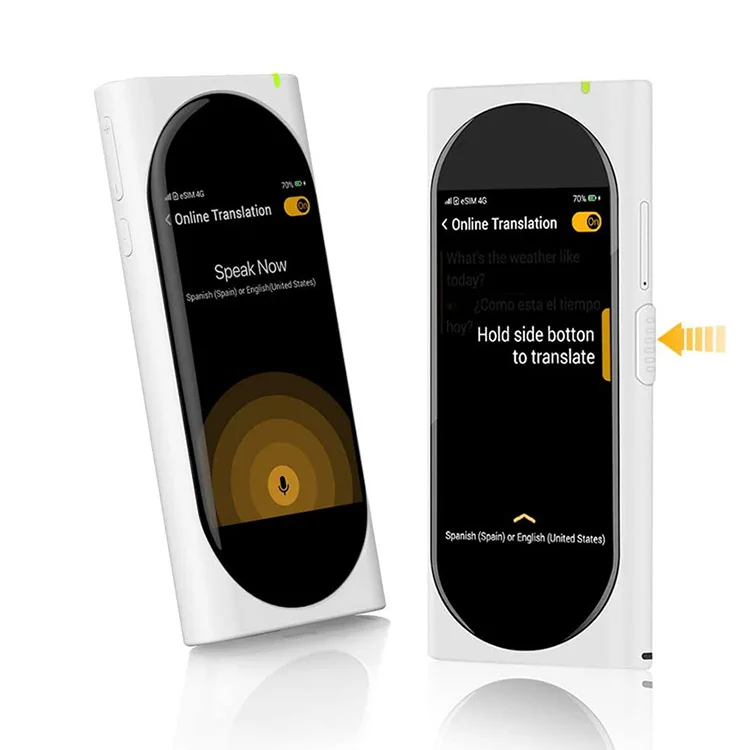 

Language Translator Device Portable Two-Way Voice Interpreter 100+ Language Smart Translations in Real Time
