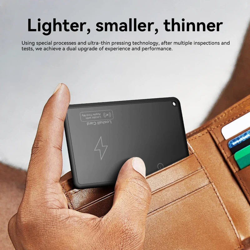 Global Positioning Tracker Anti Loss Device Apple FindMy Suitable Wallet Card Bag Ultra Thin Card For Apple Airtag