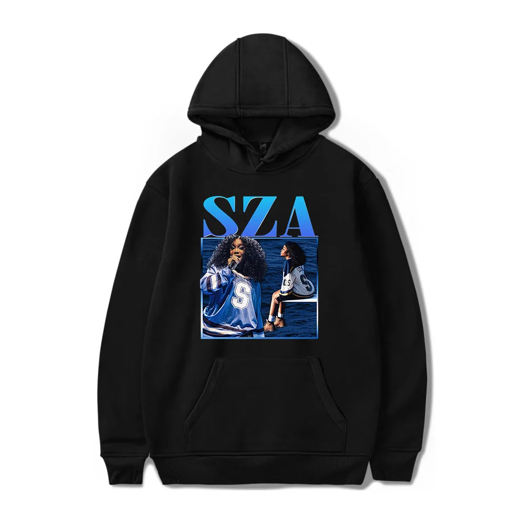 Moletom com capuz SZA masculino e feminino, cantora álbum SOS Merch, pulôveres de manga comprida, camisola Tour