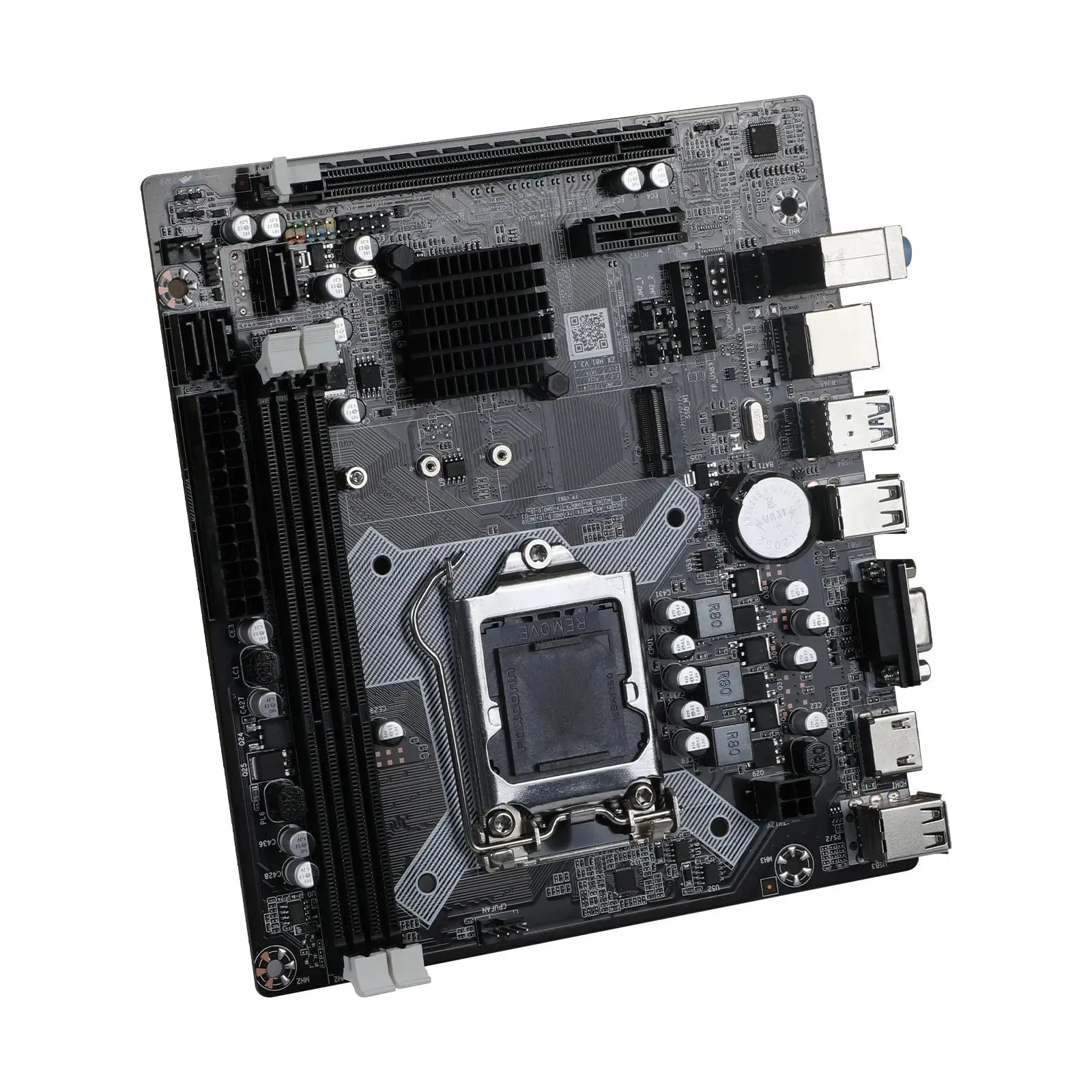 ZX-H81 Motherboard LGA 1150 Support I3 I5 Processor DDR3 RAM