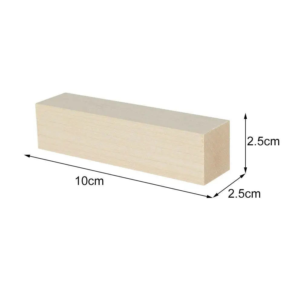 Basswood Carving Blocks 4 x 2 x 2 Inch,Large Whittling Wood Carving Blocks  Kit for