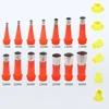 ALLGOOD Universal Integrated Rubber Nozzle Tool Kit Reusable Sealing Caulking Nozzle Coating Reusable Rubber Nozzle Tool Kit 6