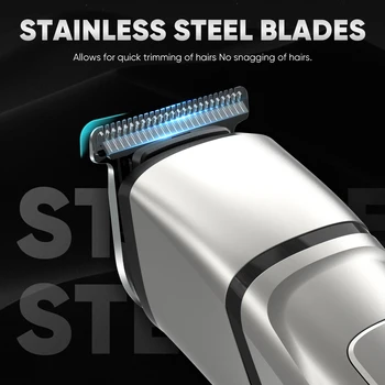 Sejoy MASTER Men's Grooming Kit 5 In 1 Multifunctional Electric Hair Clippers Rechargeable Razor Men Beard Nose Trimmer 2