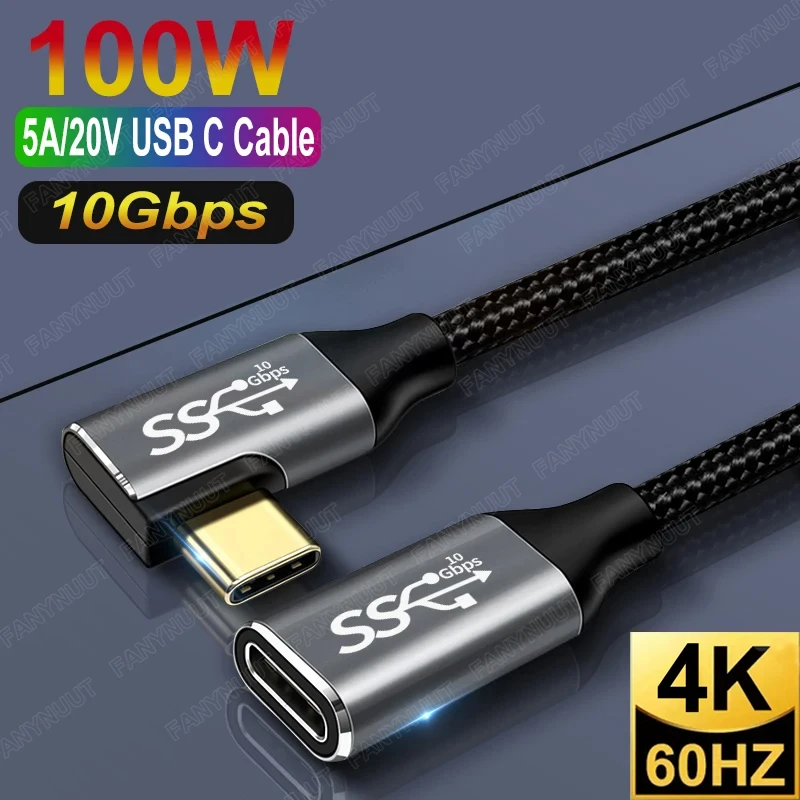 Мобильный телефон PD 100W macho a hземa 10 Гбит/с кабель быстрой зарядки USB 3,1 Gen 2