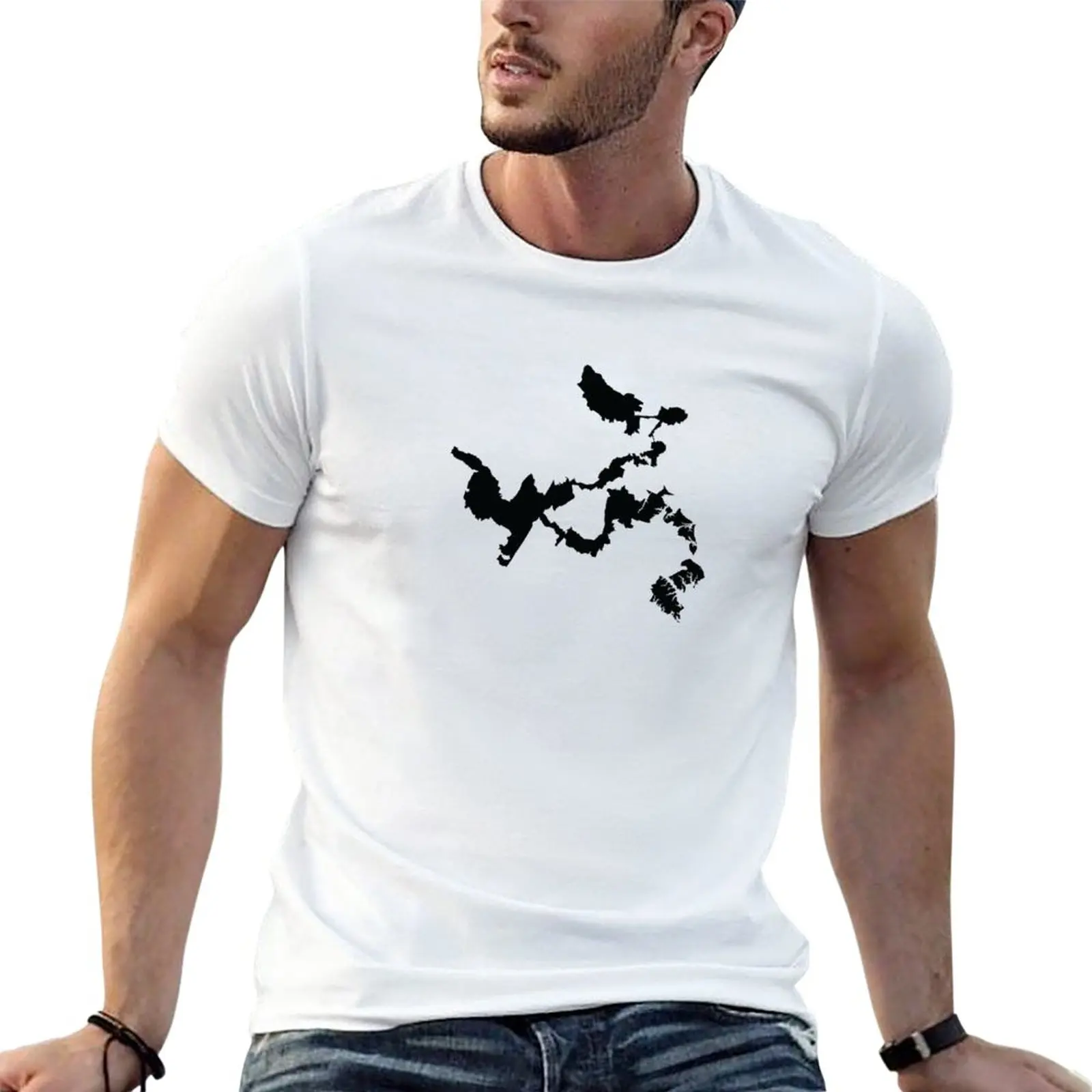 

New MD-03 Congressional District Map T-Shirt graphics t shirt korean fashion hippie clothes Short sleeve Men's t shirts