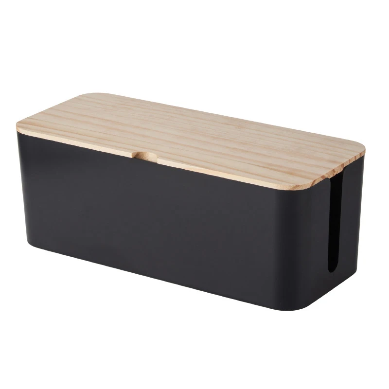 Network Line Storage Bin Charger Wire Management Cable Storage Box Power Strip Wire Case Anti Dust Charger Socket Organizer 