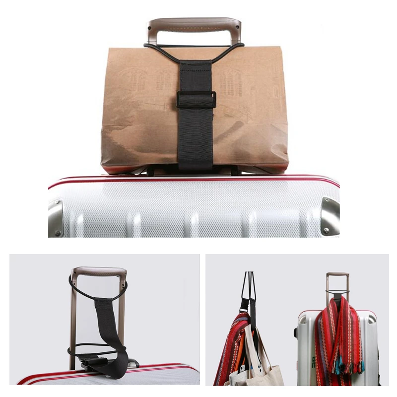 

Elastic Adjustable Luggage Strap Carrier Strap Baggage Bungee Luggage Belts Suitcase Belt Travel Security Carry On Straps New