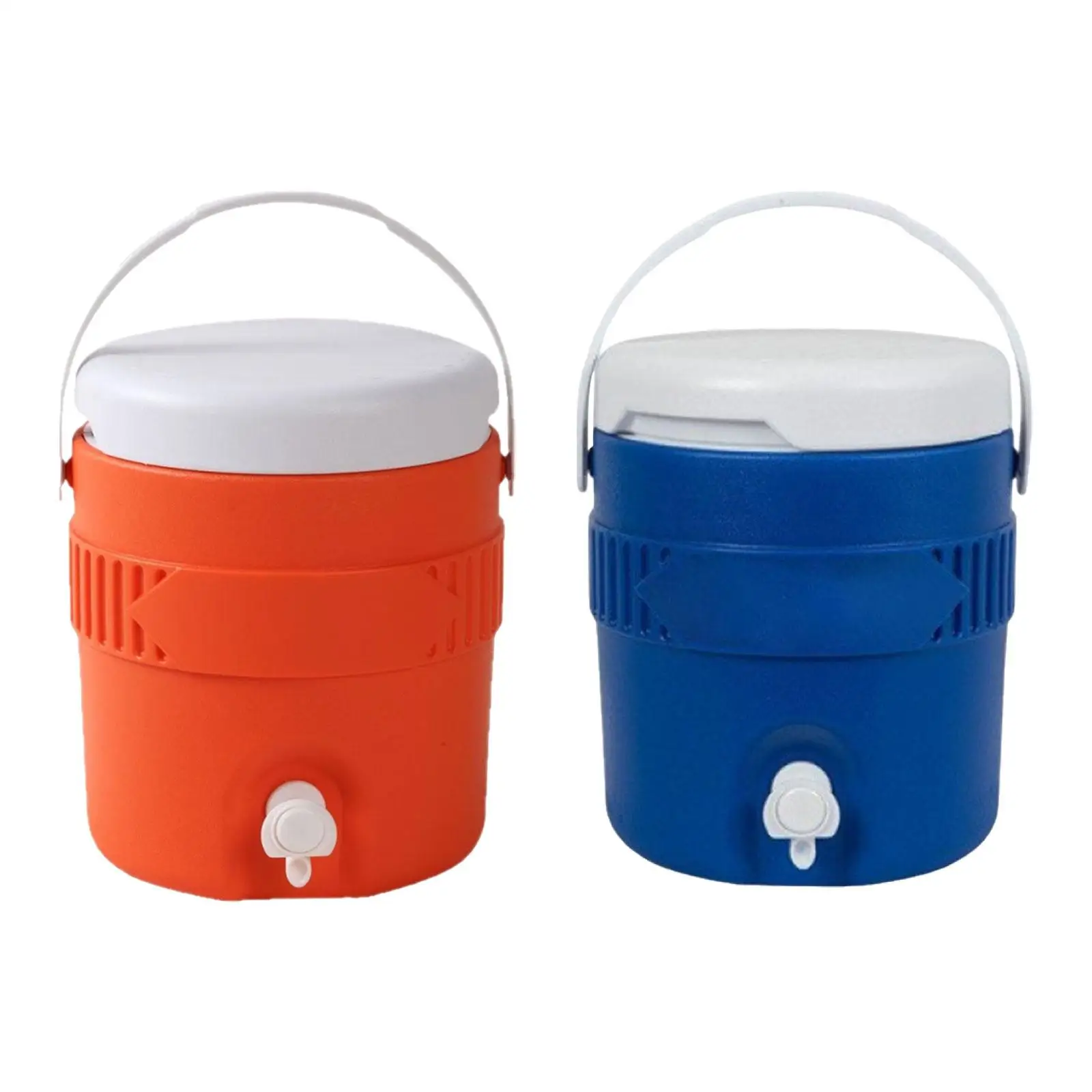 3.8L Insulated Camping Cooler Water Jug Barrel Portable Multifunction Ice Water