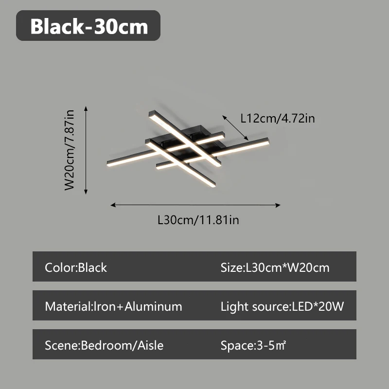 CLX023 Black 30cm