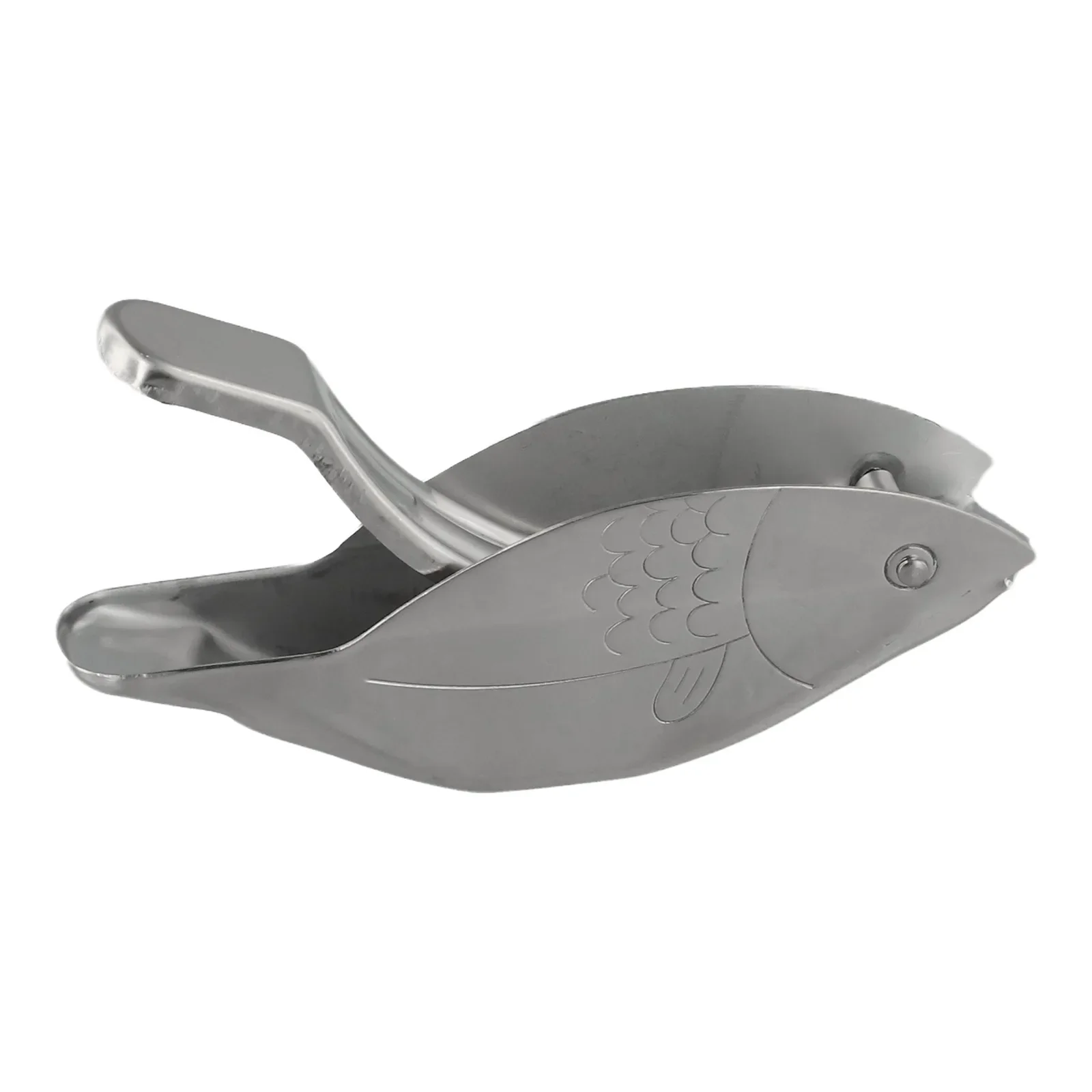 1Pc Stainless Steel Lemon Slice Squeezer Fish Shaped Hand Juicer Citrus Lime Orange Fruit Press Manual Juice Crusher