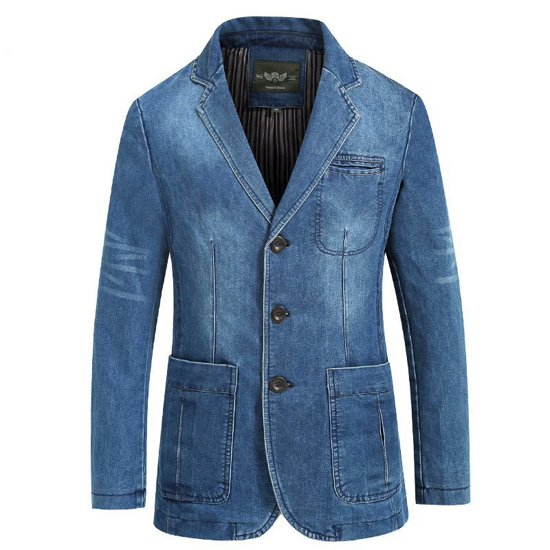 Mens Clothing Jackets Blazers Tods Denim Suit Jacket in Blue for Men 