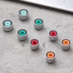 6-Pack Silicone Ear Tips for Wireless Earbuds and Headphones (Gray)