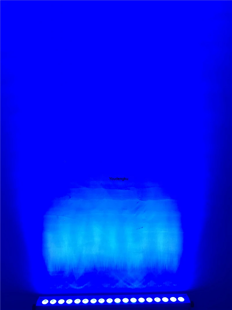 6 pieces  individually control Waterproof 18x18w rgbwa uv dmx wall washer led ig
