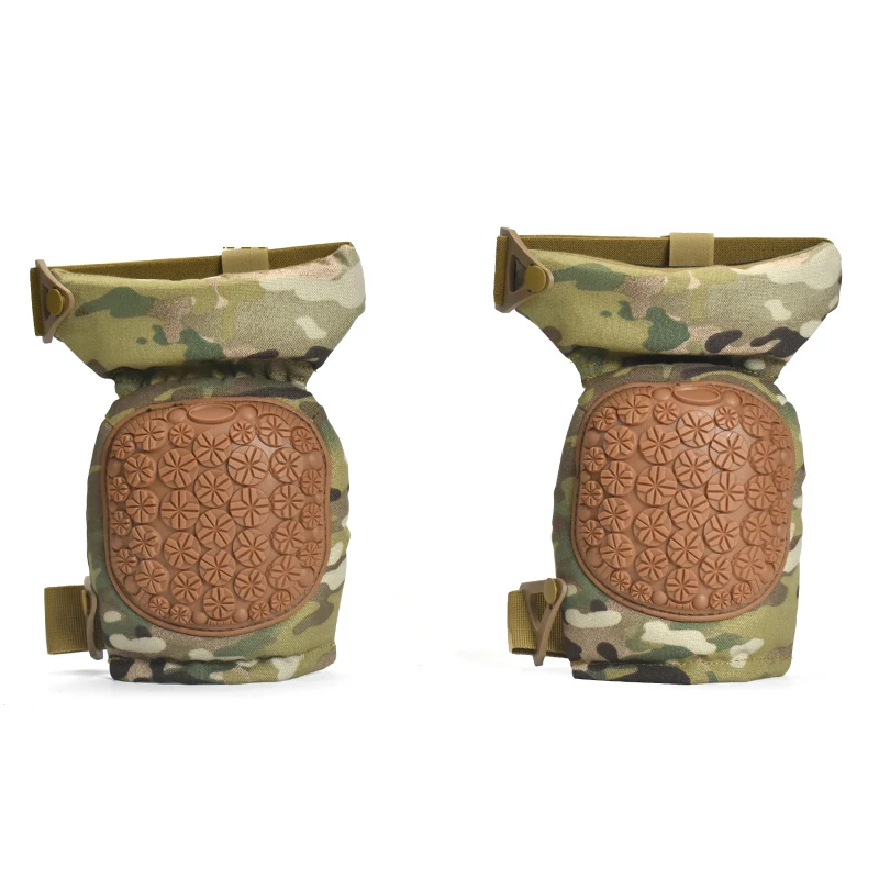4-teiliges Set Taktisches Training Bekleidungszubehör Schutzausrüstung Knie-Ellenbogenschützer – Detail 3