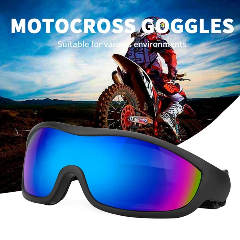 

Motorcycle Electric Bike Riding Goggles with Anti UV Lens Clear & Comfortable Eyewear for Motorbike E bike Cycling