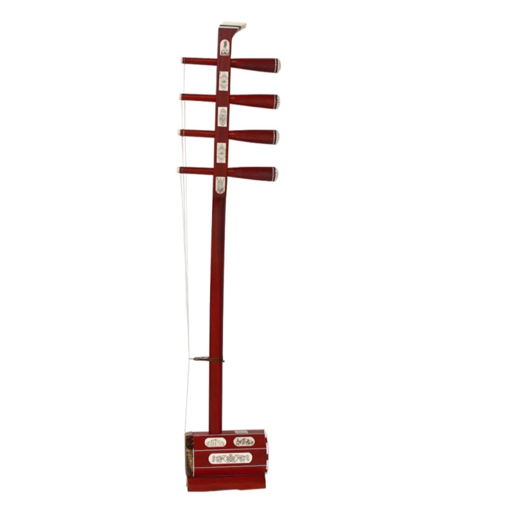 Treble Sihu rosewood bone carving Mongolian stringed instruments