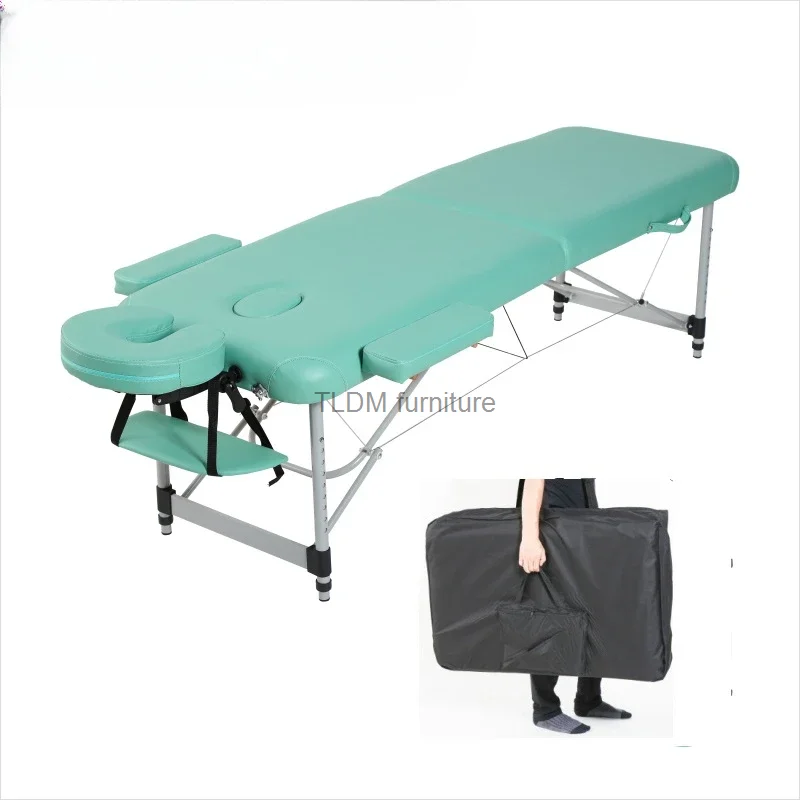 

Headboards Folding Bed Massage Pedicure Facial Portable Lash Salon Tables Tattoo Spa Cama Dobravel Beauty Furniture LJ50MB