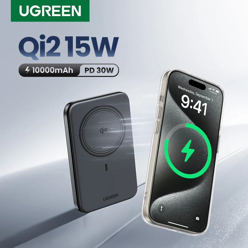 UGREEN PD30W Power Bank magnético 10000mAh portátil inalámbrico de carga  rápida PowerBank para Magsafe para iPhone 15 Pro Max 14 13 12 - AliExpress