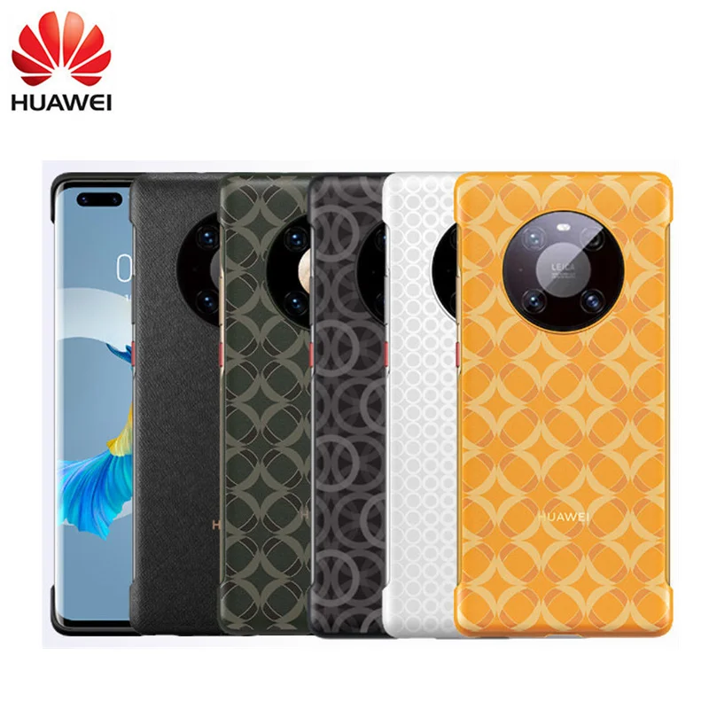 

Оригинальный чехол для Huawei круги серии, чехол из искусственной кожи, чехлы для телефонов Huawei Mate 40 Pro 40Pro, защитный чехол