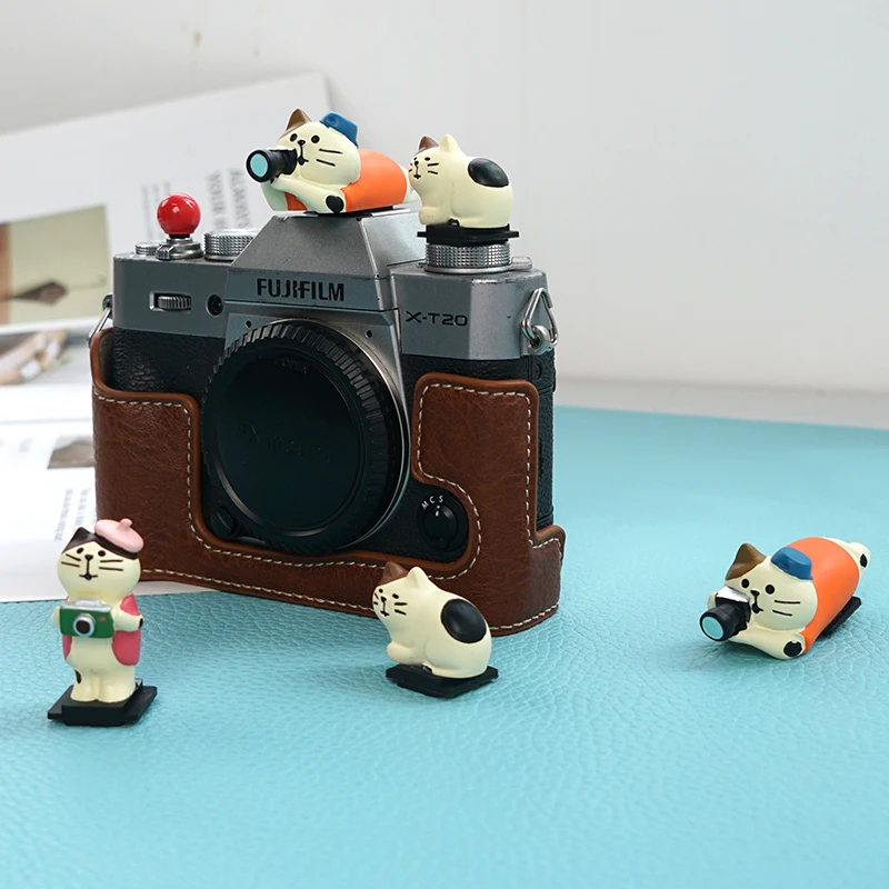 Cartoon Silicone Camera Hot Shoe Cover - Soft, Cute, Universal Protector