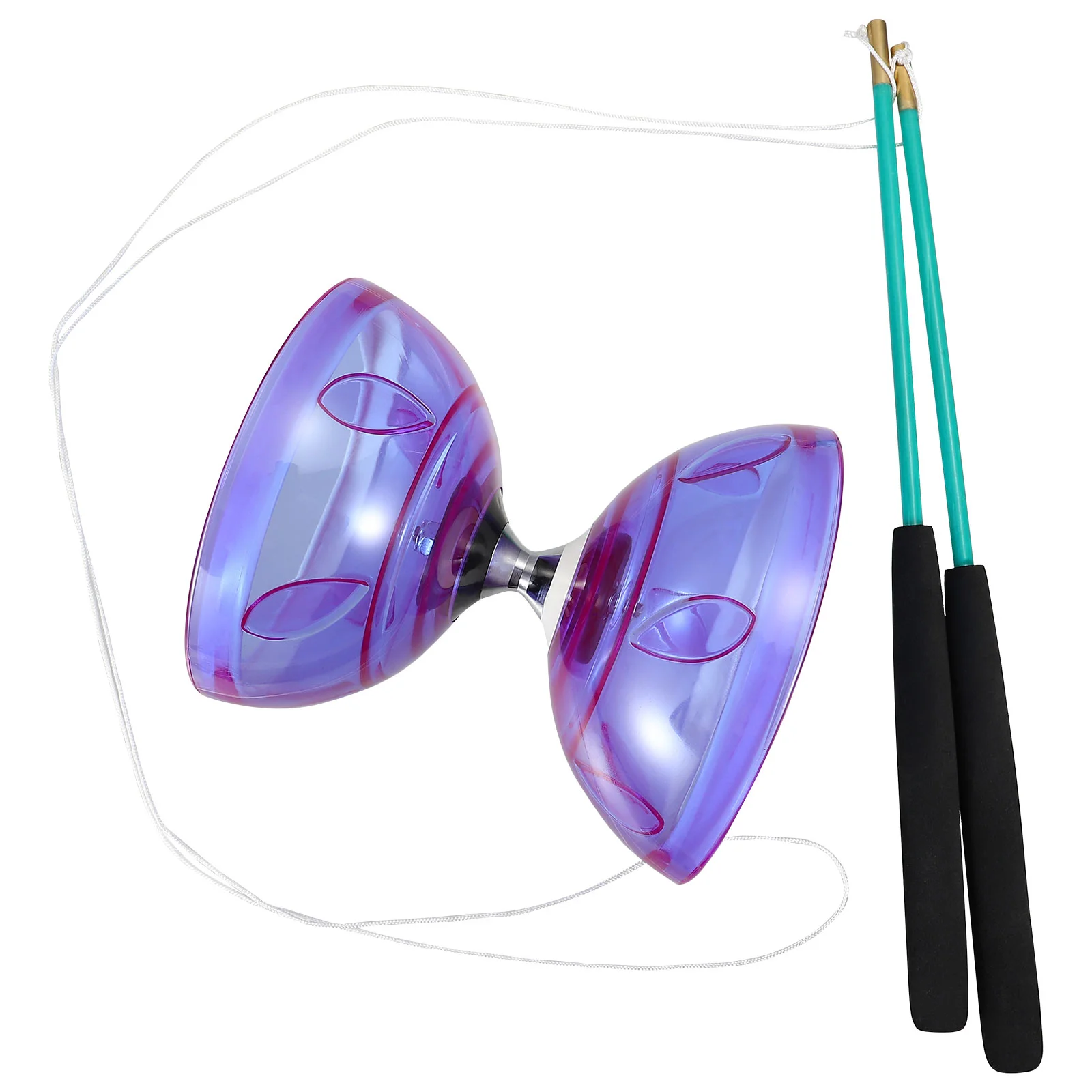 

Diabolo Yoyo Chinese Toy Set Kids Bearing Juggling Toys Sticks Professional Fitness Triple The Elderly Diabolos Stick