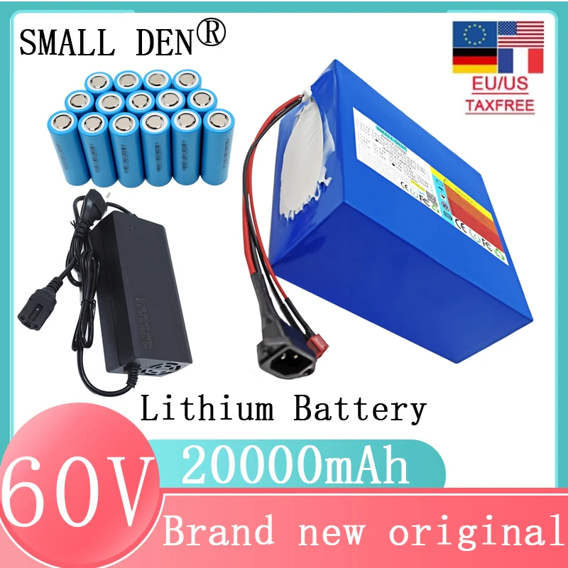 

60V 20Ah 21700 16S4P 2000W Electric Scooter Rechargeable Cycle Electric Bicycle Electric Motorcycle EU/USA Duty Free NEW
