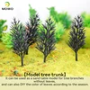 20Pcs  Model Bare Trunk Tree 4cm Train Railway Building Scenery Train Building Garden Park Winter Scene Layout 2