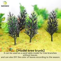 20Pcs  Model Bare Trunk Tree 4cm Train Railway Building Scenery Train Building Garden Park Winter Scene Layout 2