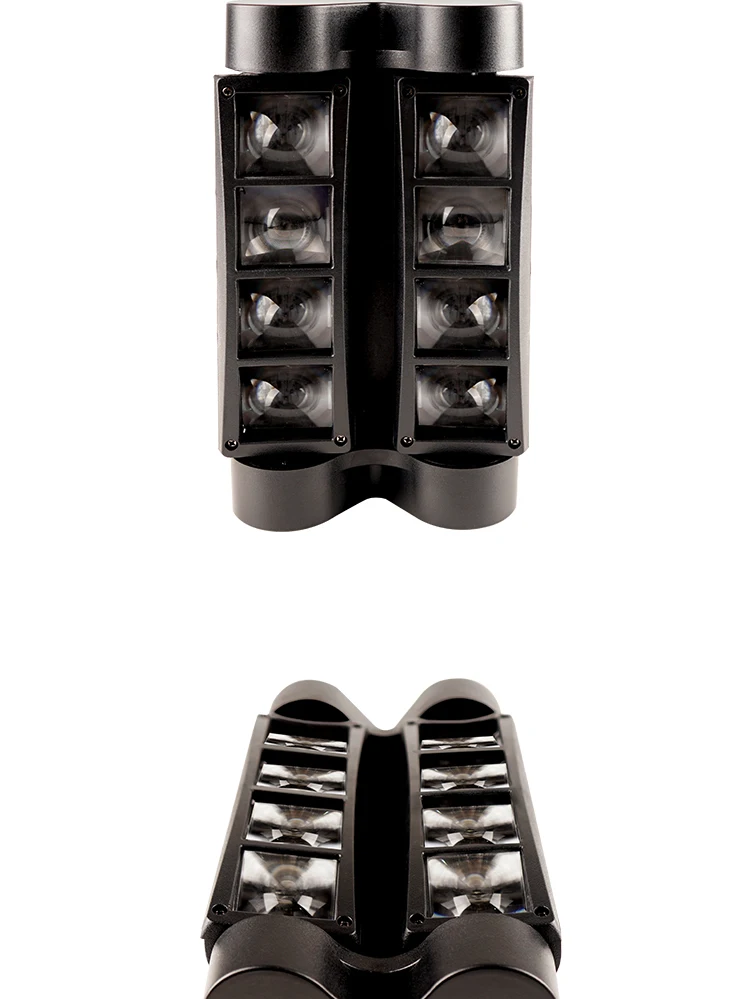 Približni prikaz LED dioda i kućišta pozornice svjetla