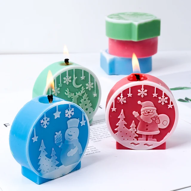 Christmas Crystal Ball Silicone Candle Mold 2
