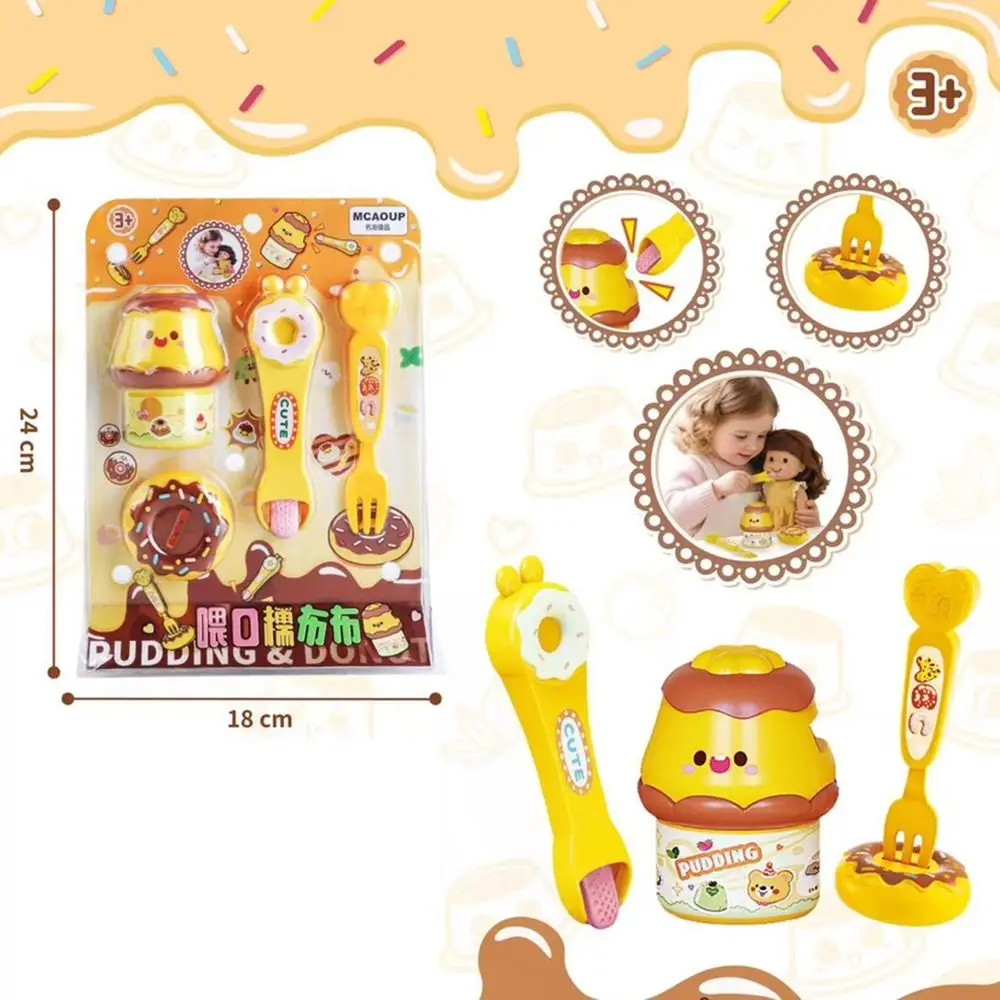 Simulation Hamburger Pudding Feeding Toy Japanese Interactive Play Role Play Toy Jelly Ice Cream Food Feeding Toy