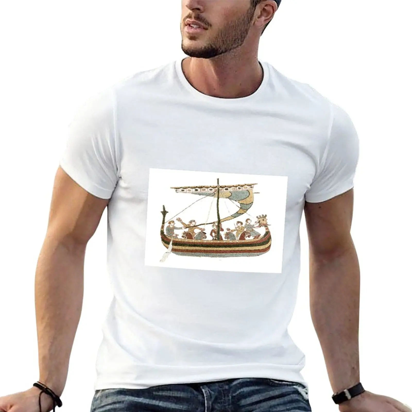 

New Norman ship (2) T-Shirt kawaii clothes Blouse vintage t shirt T-shirts for men cotton