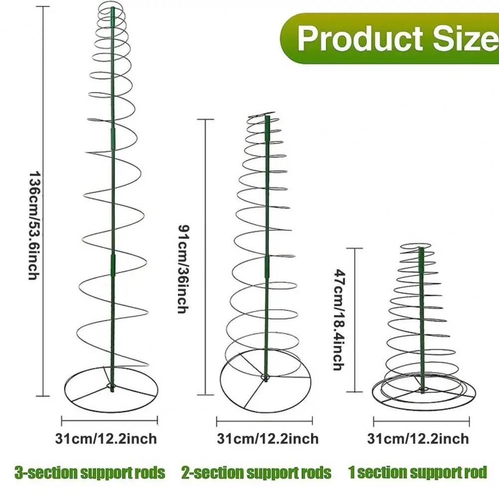 Plant Support Rack Green Bean Trellis Tower For Climbing Vines