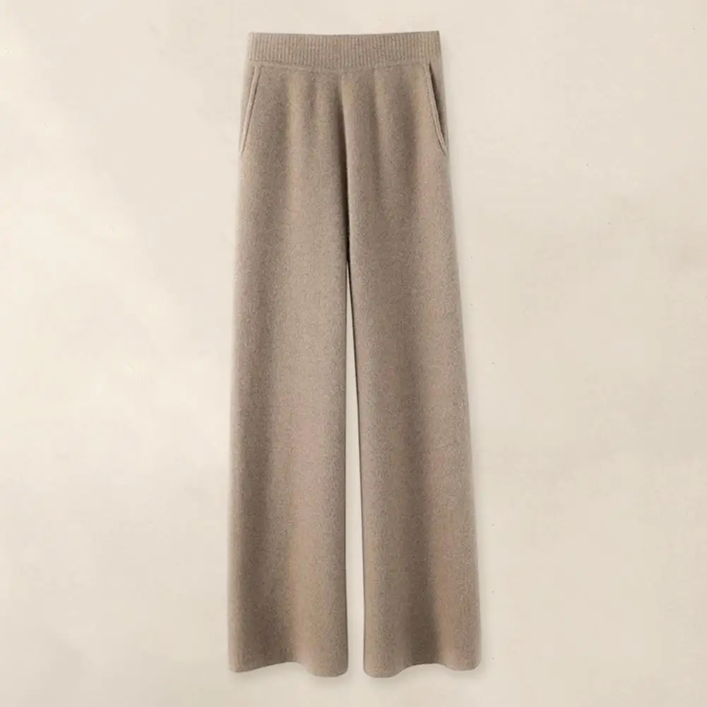 

Soft Casual Pants Comfortable Women's High Waist Wide Leg Pants with Pockets Soft Breathable Casual for Ladies for Everyday