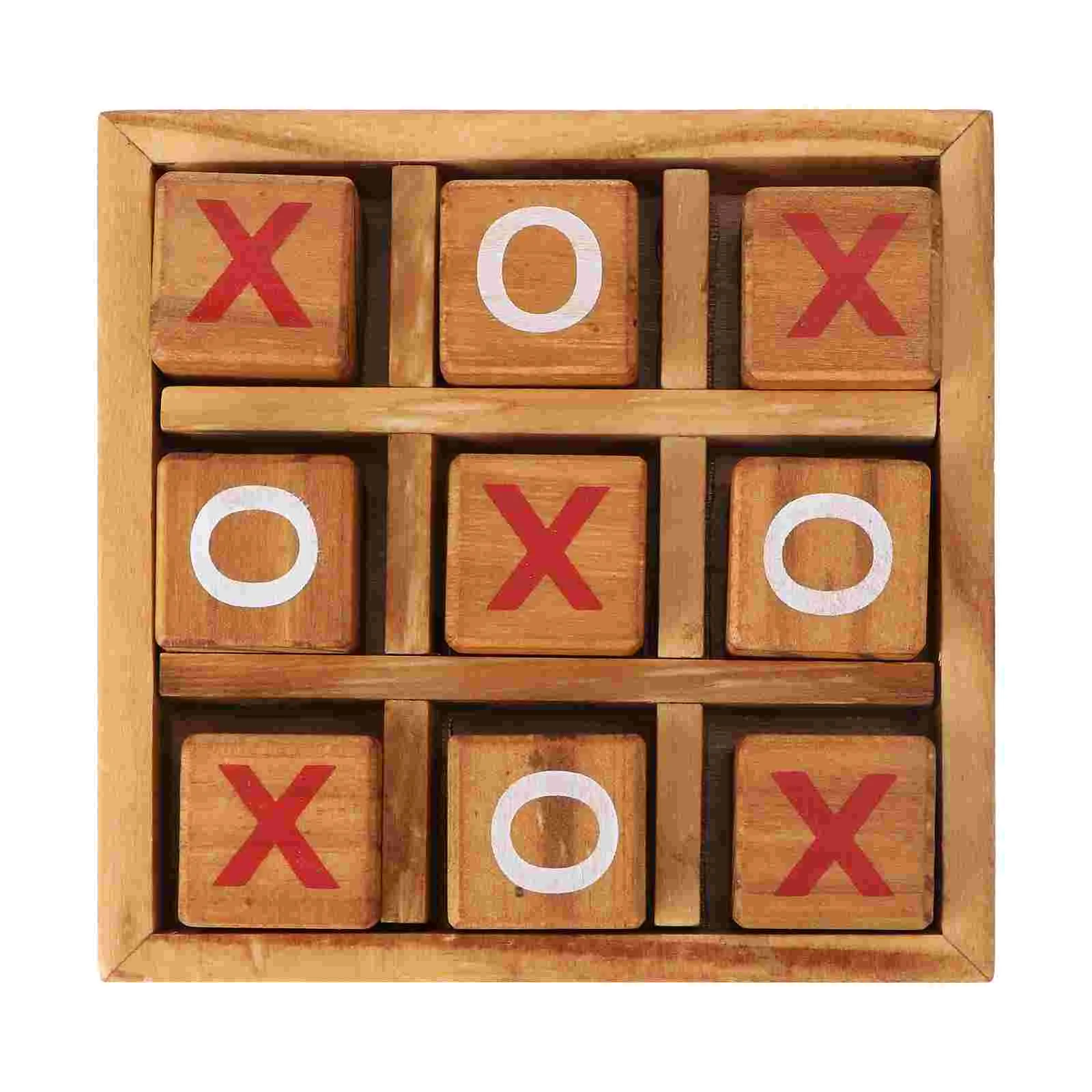 

Toddler Puzzle Outdoor Playset Xo Chess Wooden Board Games Toe -Toe Classic Family