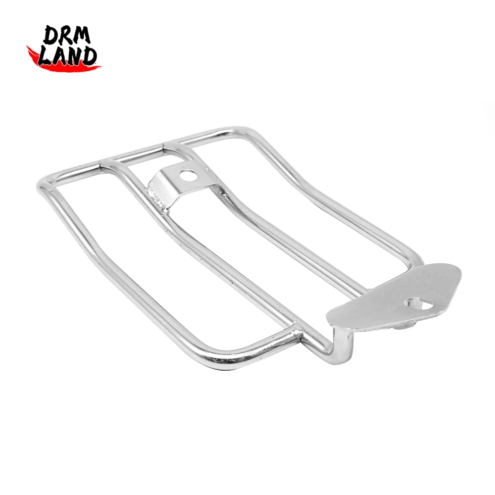 Motorcycle Accessories Rear Solo Seat Luggage Rack Support Shelf Gloss Black For Harley Sportster Iron XL 883 1200 2004-2021