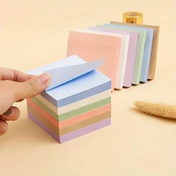 1pc/3pcs 100Sheets Morandi Sticky notes Pads Posits Stationery Paper Stickers Posted It Memo Notepad Notebook School Office