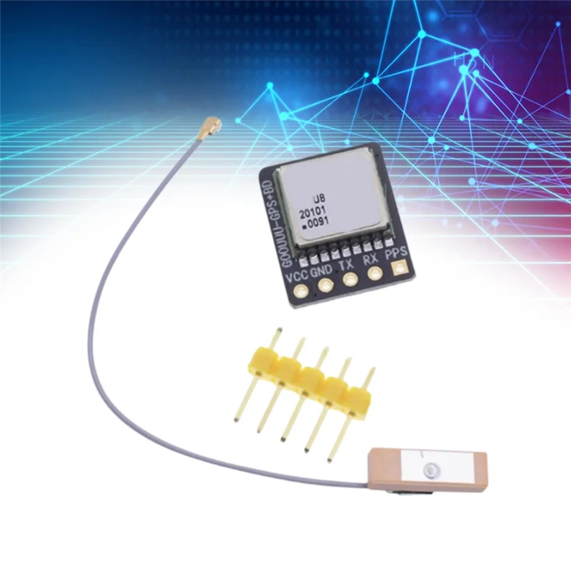 LA-U8 듀얼 모드 GPS + BDS 모듈 + NEO-M8N NEO-6M 용 안테나 위성 포지셔닝 비행 제어 네비게이션 시스템 교체