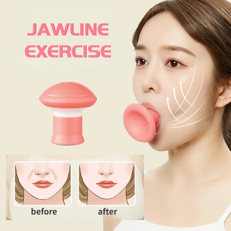 Silicone Jawline Exerciser Lifting Firming Face Double Chin