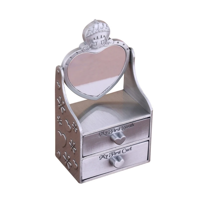 

Baby Tooth TreasureChest Box Tooth Holder Curl Set Teeth Container Box