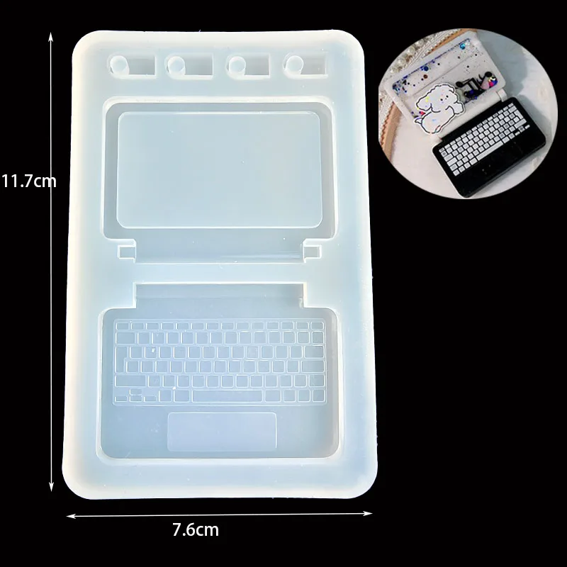 Hztyyier 10 pezzi gioielli fai-da-te stampo in silicone cilindri striscia stampo in silicone strumento artigianale per fare ciondolo in resina