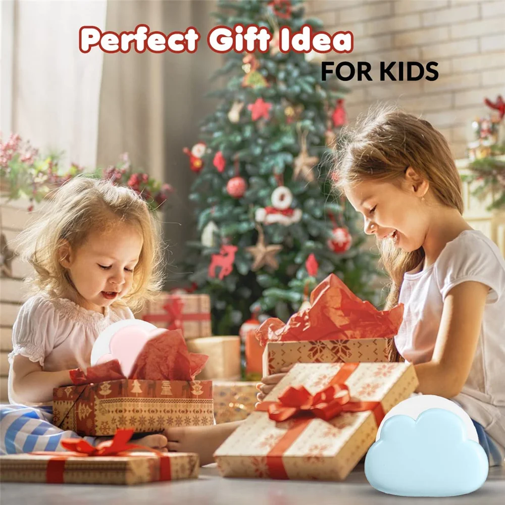 ZK30 Cloud Night Light Kids Soft Silicone USB Rechargeable LED Baby Nightlight Portable Bedroom Bedside Children Night Lamp