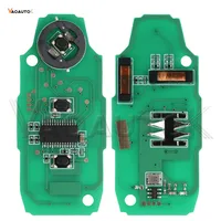 สมาร์ทรีโมทกุญแจรถสําหรับ Ford Focus Kuga Fiesta C-Max Mondeo B-Max 3 ปุ่ม Keyless Proximity 433MHz ID83 49 ชิป HU101 ใบมีด 3