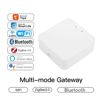 Tuya Zigbee Smart Gateway Hub Multi-Mode Smart Home Scenes WiFi Bluetooth Wireless Remote Control Alexa Google Home