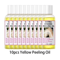 10pcs Yellow Peeling Oil Skincare Set Body Extra Strong Peeling Oil For Dark Skin Brightening Removes Dead Skin Bodycare 1