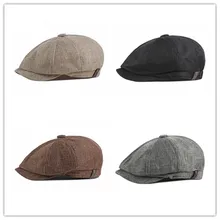  Fashion New Octagonal Hat For Men And Women In Spring And Summer Thin Breathable Cap 